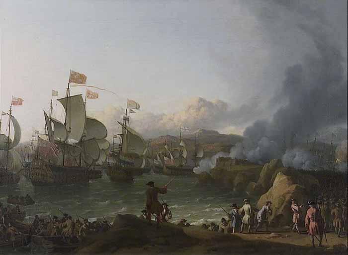 Ludolf Bakhuizen Battle of Vigo Bay China oil painting art